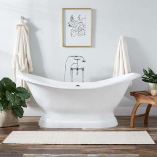 A thumbnail of the Signature Hardware 946153-RR White / Black Drain