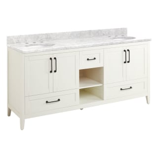 A thumbnail of the Signature Hardware 953346-72-UM-8 White / Carrara Marble