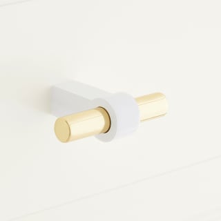 A thumbnail of the Signature Hardware 953014-2 White / Polished Brass