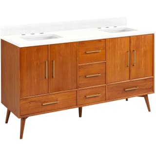 A thumbnail of the Signature Hardware 953363-60-RUMB-8 Teak / Feathered White