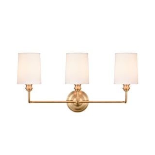 Brushed gold 2 shop light vanity light