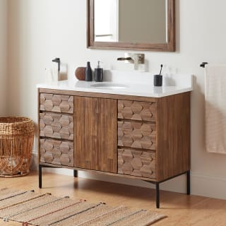 Devora Vanity Mirror - Aged Auburn