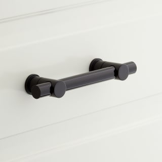 Clanora Acrylic Cabinet Pull - Clear/Satin Brass