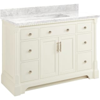 A thumbnail of the Signature Hardware 953832-48-RUMB-0 White / Carrara Marble