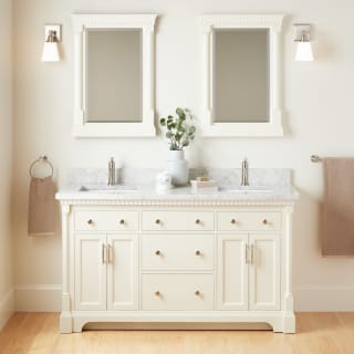 A thumbnail of the Signature Hardware 953832-60-RUMB-1 White / Carrara Marble