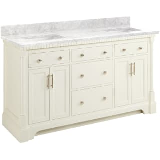 A thumbnail of the Signature Hardware 953832-60-RUMB-0 White / Carrara Marble