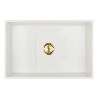 A thumbnail of the Signature Hardware 953878 White / Brushed Gold Drain