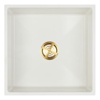 A thumbnail of the Signature Hardware 953879 White / Brushed Gold Drain