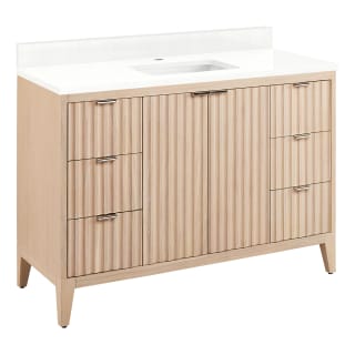 A thumbnail of the Signature Hardware 955100-48-RUMB-1 Stoneware White / Feathered White