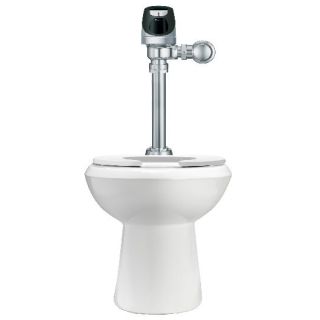 Sloan 20001201 White High Efficiency Toilet Features A Solar