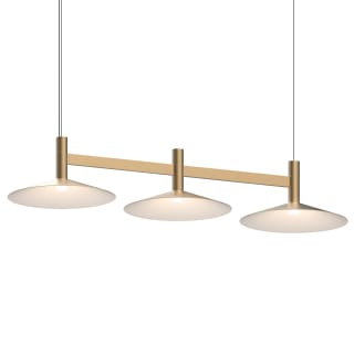 Systema Staccato LED Linear Pendant in Brass Finish by Sonneman