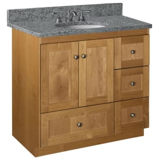 A thumbnail of the Strasser Shaker-36-4-Vanity-Right Natural Alder