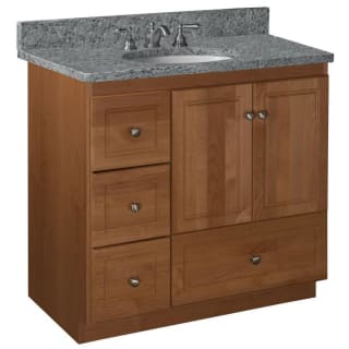 A thumbnail of the Strasser Ultraline-36-4-Vanity-Left Medium Alder