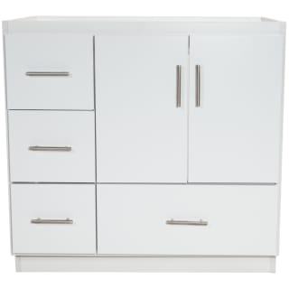 A thumbnail of the Strasser Slab-36-4-Vanity-Left Satin White