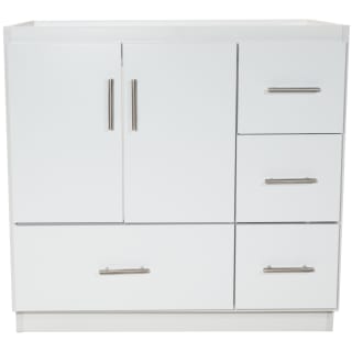 A thumbnail of the Strasser Slab-36-4-Vanity-Right Satin White