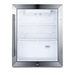 Summit beverage refrigerator glass door deals