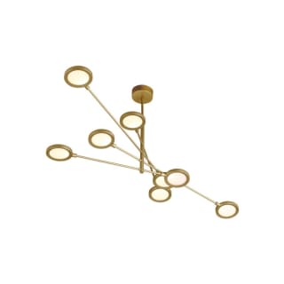 Tech Lighting 700LSSPCTG LED930 Satin Gold Spectica 55 11 16 Wide Integrated 3000K LED Abstract Chandelier LightingDirect