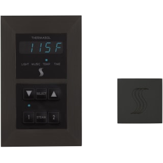 Thermasol Semr Svsq Mb Matte Black Signature Steam Shower Kit Includes Control Panel And Square Steam Head Faucet Com