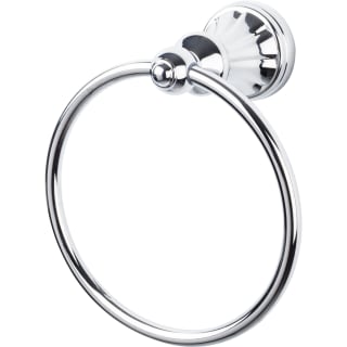 Top Knobs HUD5PC Polished Chrome Hudson Bath Towel Ring