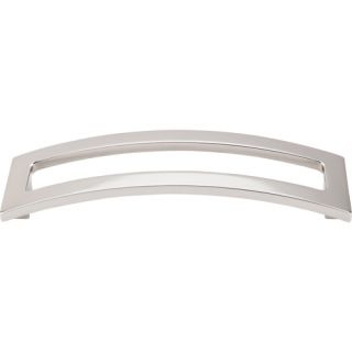 Top Knobs Tk247pn Polished Nickel Euro Arched 5 Inch Center To