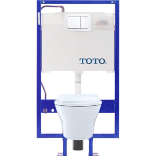 Toto Cwt437237mfg 4 01 Cotton Mh 0 9 Gpf D Shaped Elongated Toilet Less Seat Faucet Com