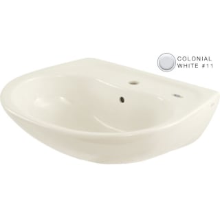 TOTO LHT242G-11 Prominence Lavatory and Shroud with Single Hole Colonial White