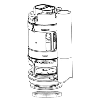 Toto Thu738 A N A 1 28 Gpf Flush Valve Assembly Faucetdirect Com