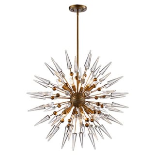Trans Globe Lighting MDN 1455 ASL Antique Silver Leaf Collins 12