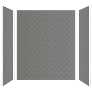 A thumbnail of the Transolid PWK603672 Dark Grey Herringbone Tile