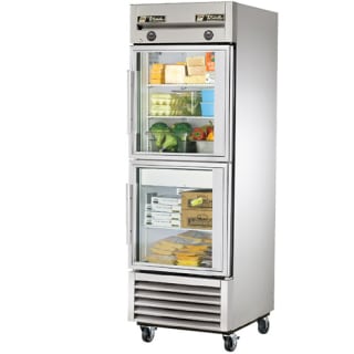 True T Series Reach In Dual Temperature Glass Half Swing Door Refrigerator T 23dt G