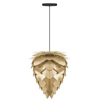 A thumbnail of the UMAGE 2096 Conia Mini Hanging Brushed Brass with Black Base