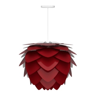 A thumbnail of the UMAGE 2135 Aluvia Mini Hardwired Pendant Ruby with White Cord