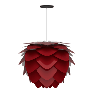 A thumbnail of the UMAGE 2135 Aluvia Mini Hardwired Pendant Ruby with Black Cord