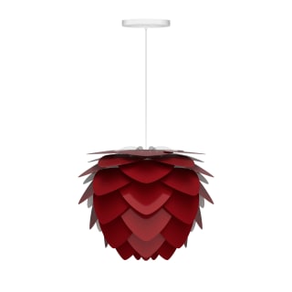 A thumbnail of the UMAGE 2136 Aluvia Mini Hardwired Pendant Ruby with White Cord