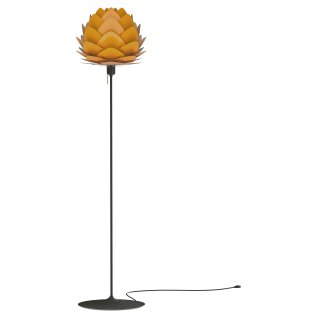 A thumbnail of the UMAGE 2138 Aluvia Floor Lamp Saffron with Black Base