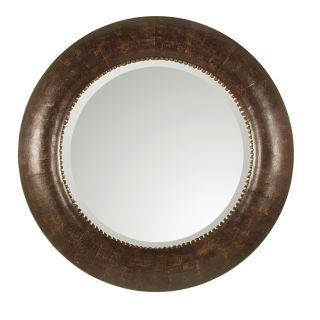 A thumbnail of the Uttermost 07515 B Brown Leather With Silver Leaf