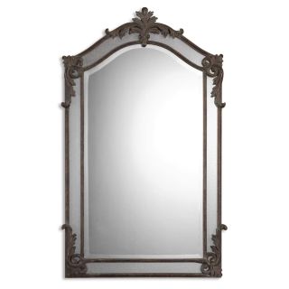 A thumbnail of the Uttermost 08045 B Aged Wood Tone With A Heavy Gray Glaze And Antiqued Side Mirrors.