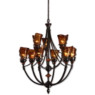 Uttermost 21228 Oil Rubbed Bronze 9 Light 2 Tier Chandelier from the Vitalia Collection LightingDirect