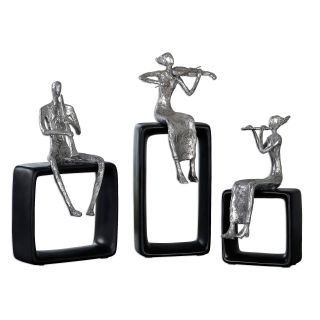 A thumbnail of the Uttermost 20062 Polished Aluminum / Black
