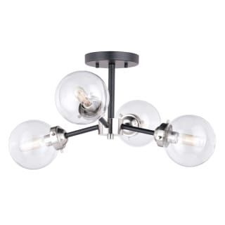 A thumbnail of the Vaxcel Lighting C0133 Satin Nickel / Oil Rubbed Bronze