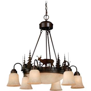 A thumbnail of the Vaxcel Lighting CH55406BBZ Burnished Bronze