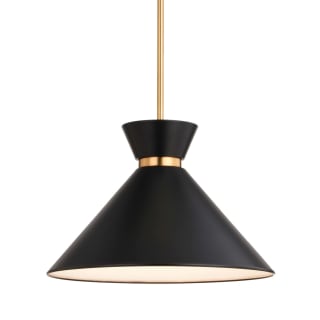A thumbnail of the Vaxcel Lighting P0398 Matte Black / Natural Brass