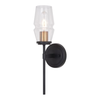 A thumbnail of the Vaxcel Lighting W0391 Matte Black / Brushed Brass