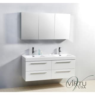 A thumbnail of the Virtu USA JD-50754 Gloss White / Polymarble Top