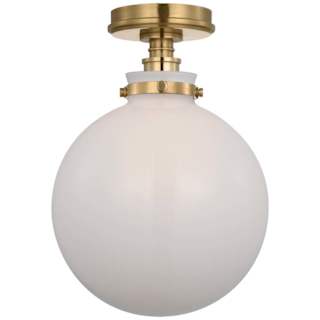 A thumbnail of the Visual Comfort CHC4526 Antique-Burnished Brass / White Glass