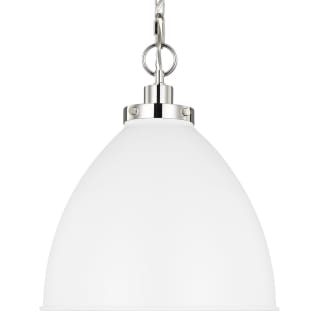 A thumbnail of the Visual Comfort CP1291 Matte White / Polished Nickel