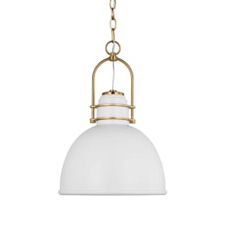A thumbnail of the Visual Comfort CP1411 Matte White / Burnished Brass