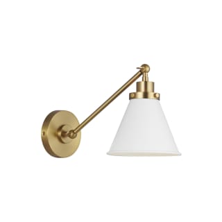 A thumbnail of the Visual Comfort CW1121 Matte White / Burnished Brass