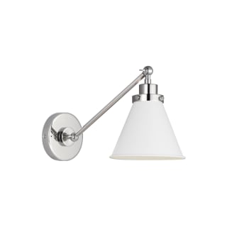 A thumbnail of the Visual Comfort CW1121 Matte White / Polished Nickel