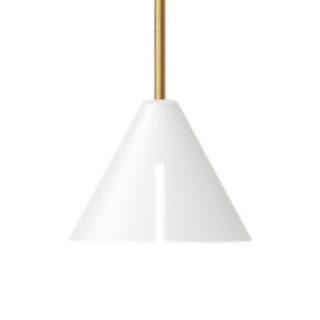 A thumbnail of the Visual Comfort KP1121-L1 Matte White / Burnished Brass